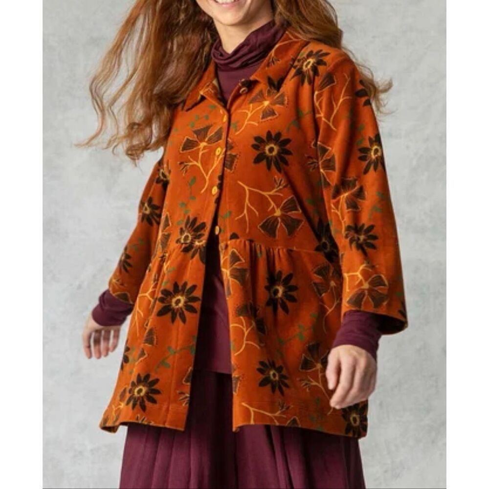 Gudrun Sjödén "Paraguay" velour jacket size Large